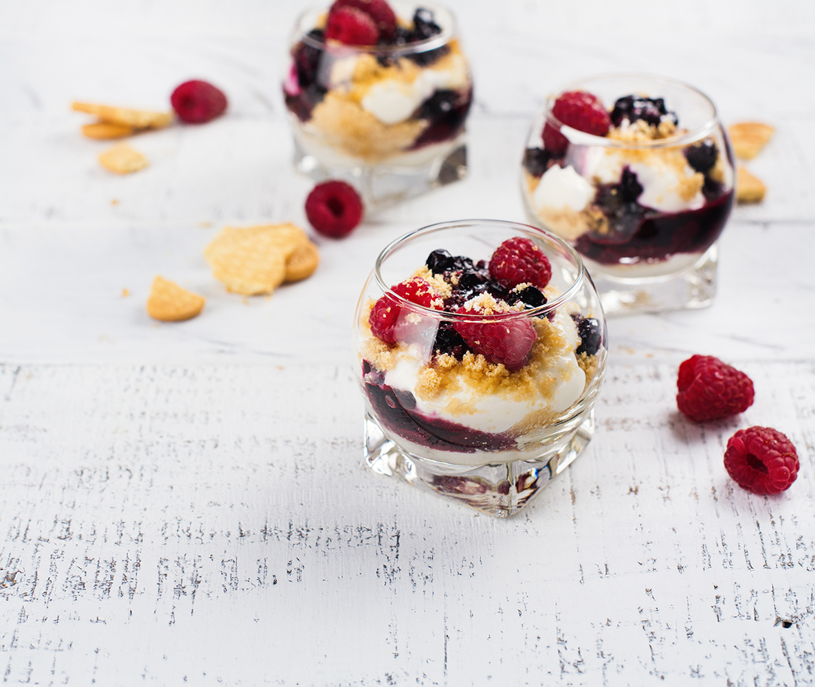 Rood fruit triffle